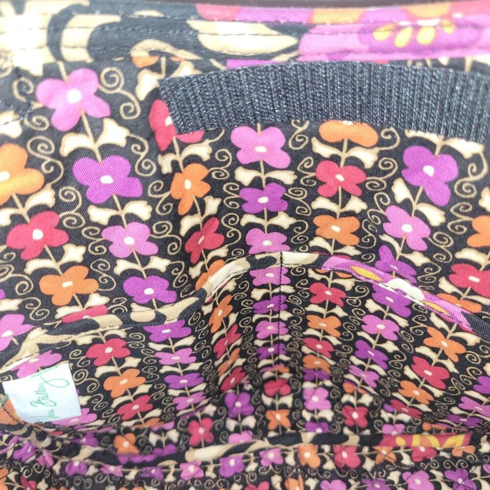 Vera Bradley Quilted Handbag Purse * Suzani Floral Tote Bag Boho Shoulder Bag - Picture 3 of 3